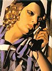 Tamara de Lempicka The Telephone painting